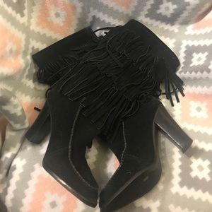 Ralph Lauren fringe boots